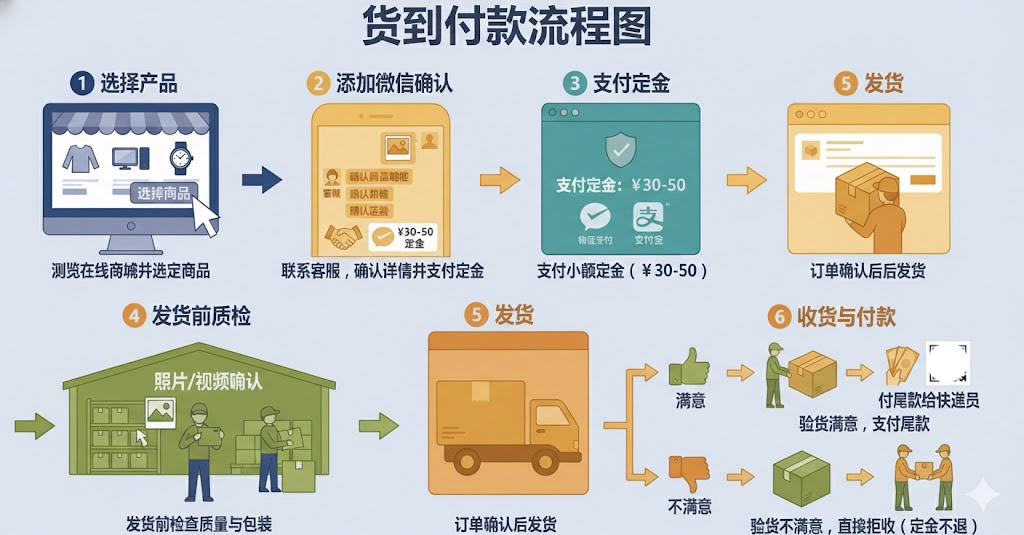 货到付款流程图